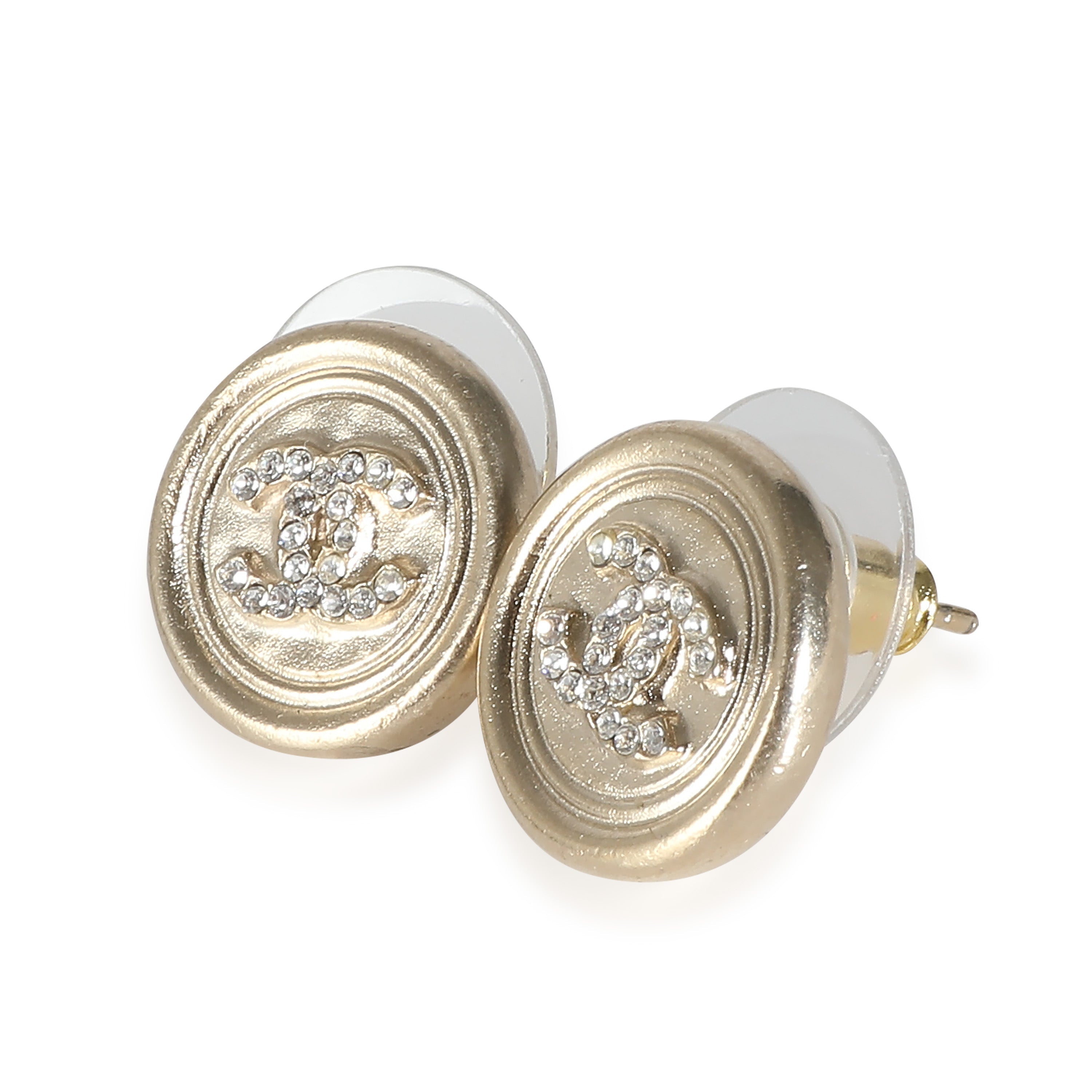 Gold-Plated  2021 CC Earrings