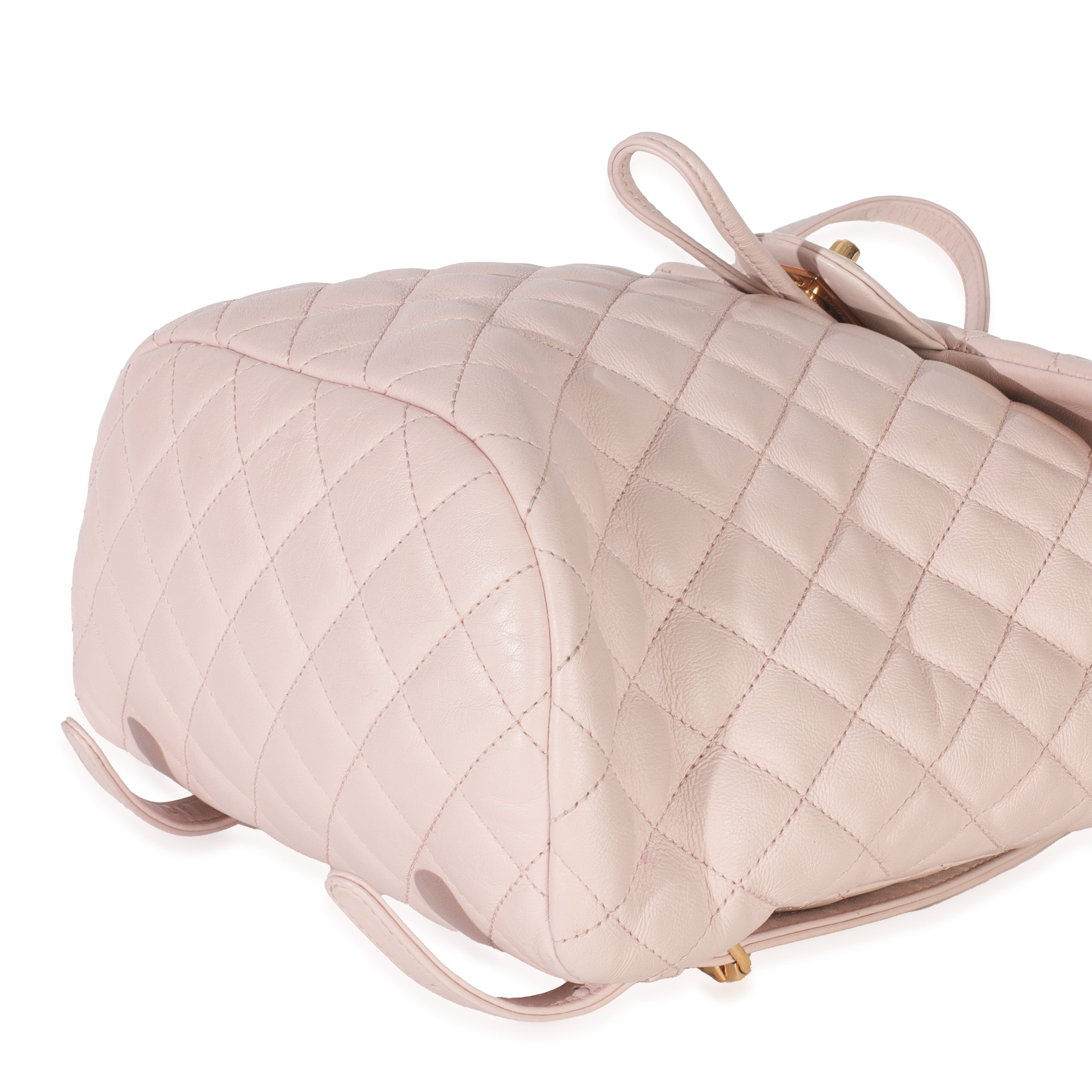 Light Pink Quilted Lambskin Small Urban Spirit Backpack
