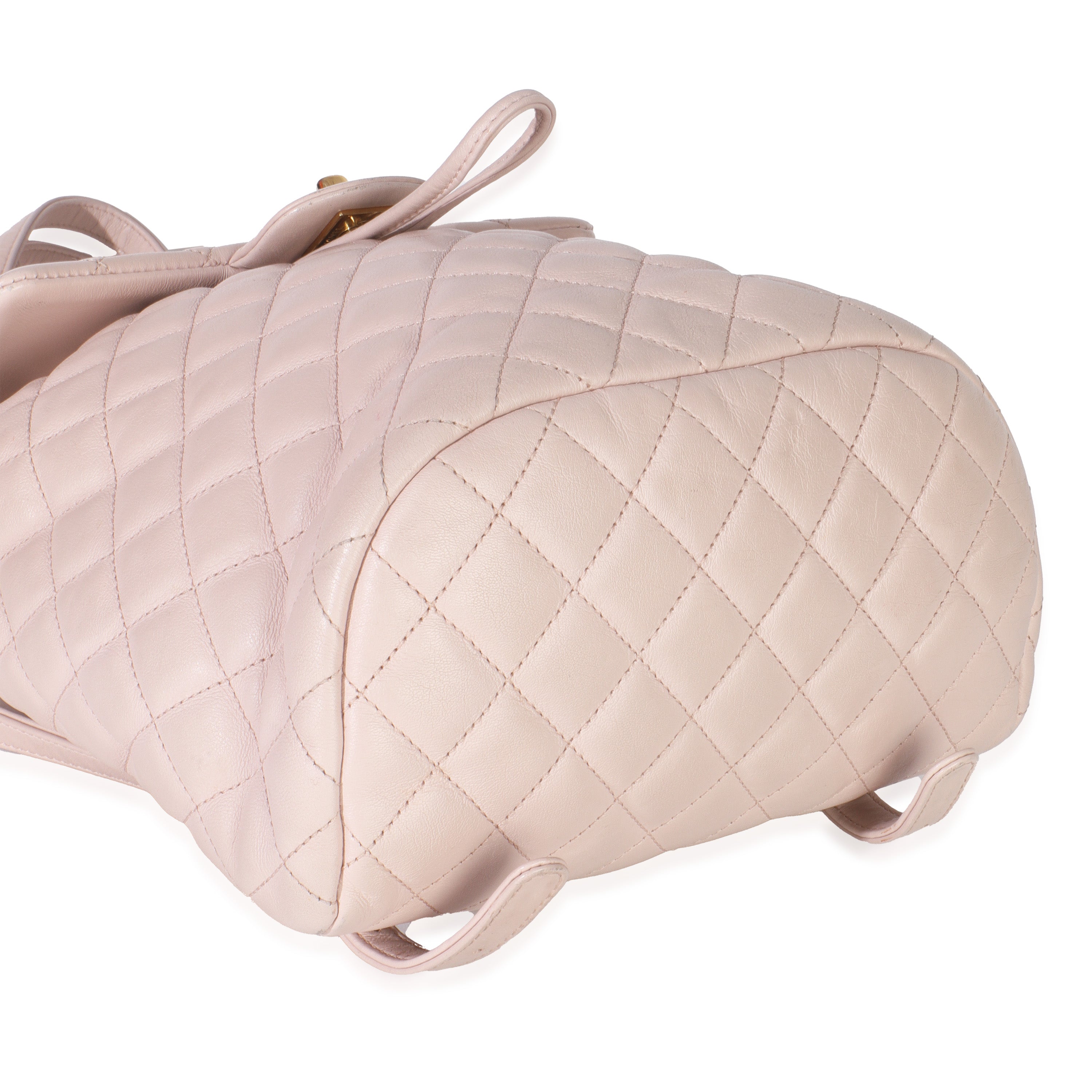 Light Pink Quilted Lambskin Small Urban Spirit Backpack