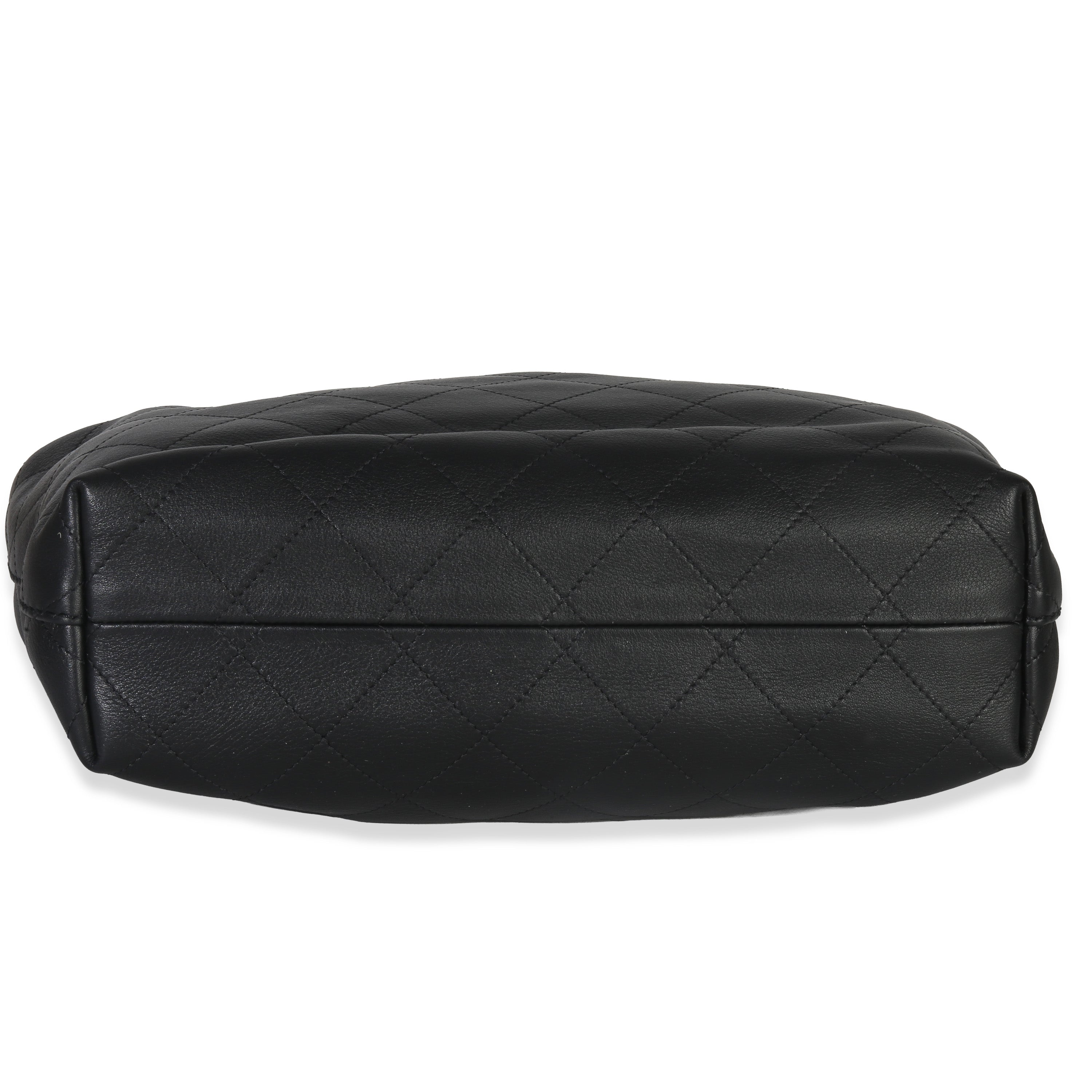 26C Black Quilted Calfskin Large Hobo
